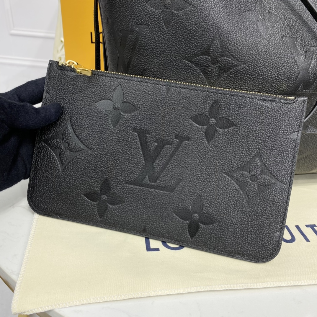 Louis Vuitton NEVERFULL MM Monogram Handbag M45685 Black